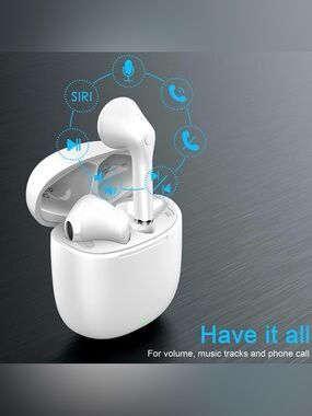 Yobola Wireless Bluetooth Earbuds, IPX5 Waterproof Headphones Touch Control